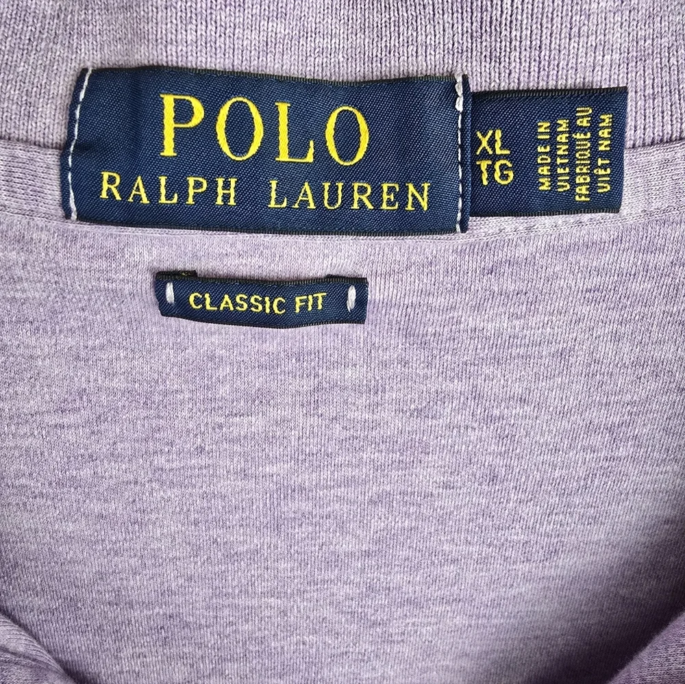Polo by Ralph Lauren Men's Purple Polo Short Sleeve Shirt Sz XL